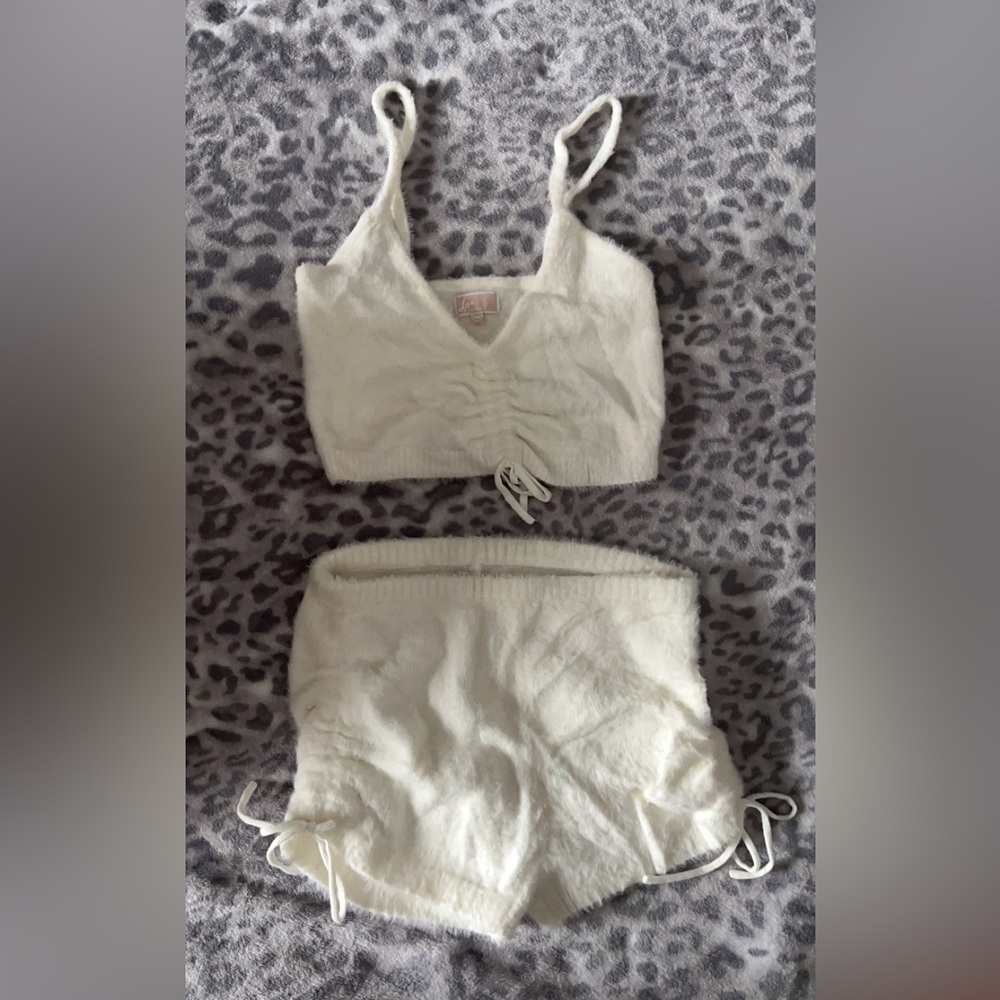 Women's Cream Intimate Set